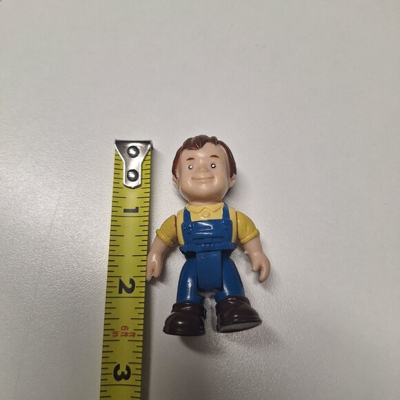 Keenway Male Boy Dollhouse Figure Short Brother Son 2.5 Inch Overalls Farmer Kid - Picture 4 of 7